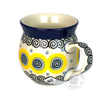 Small Bubble Mug - Polish Pottery