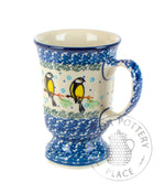 Pedestal Mug - Polish Pottery