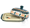 Large Butter Dish - Peaches