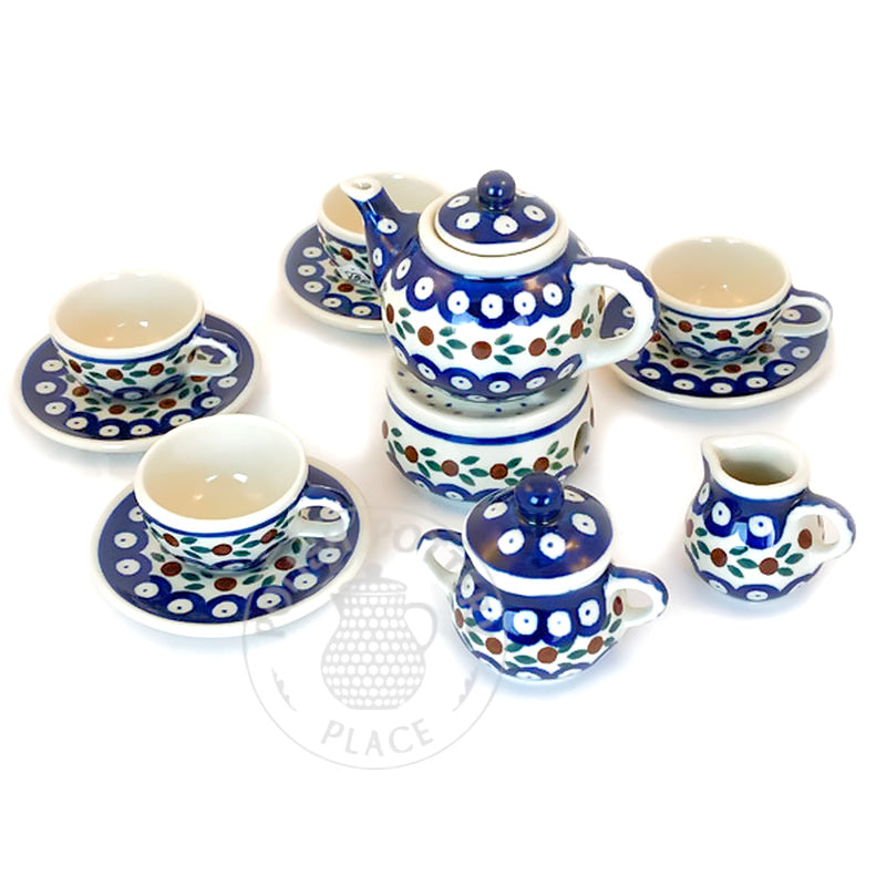 Miniature Tea Set - Polish Pottery