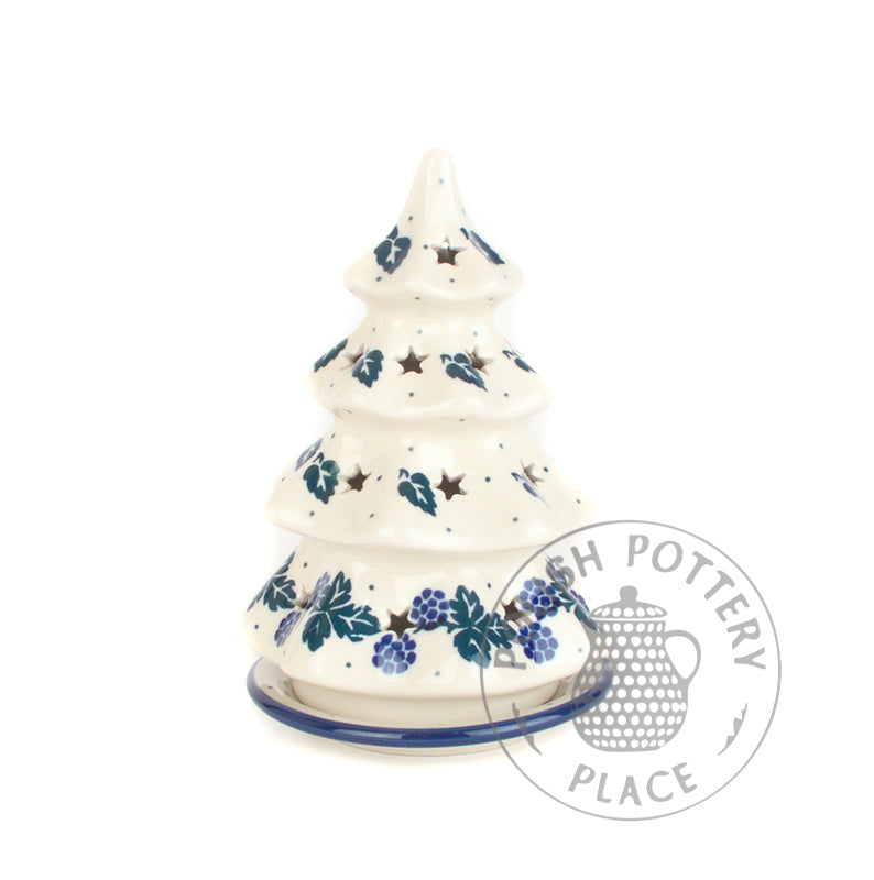 Small Tealight Tree - Blue Berries