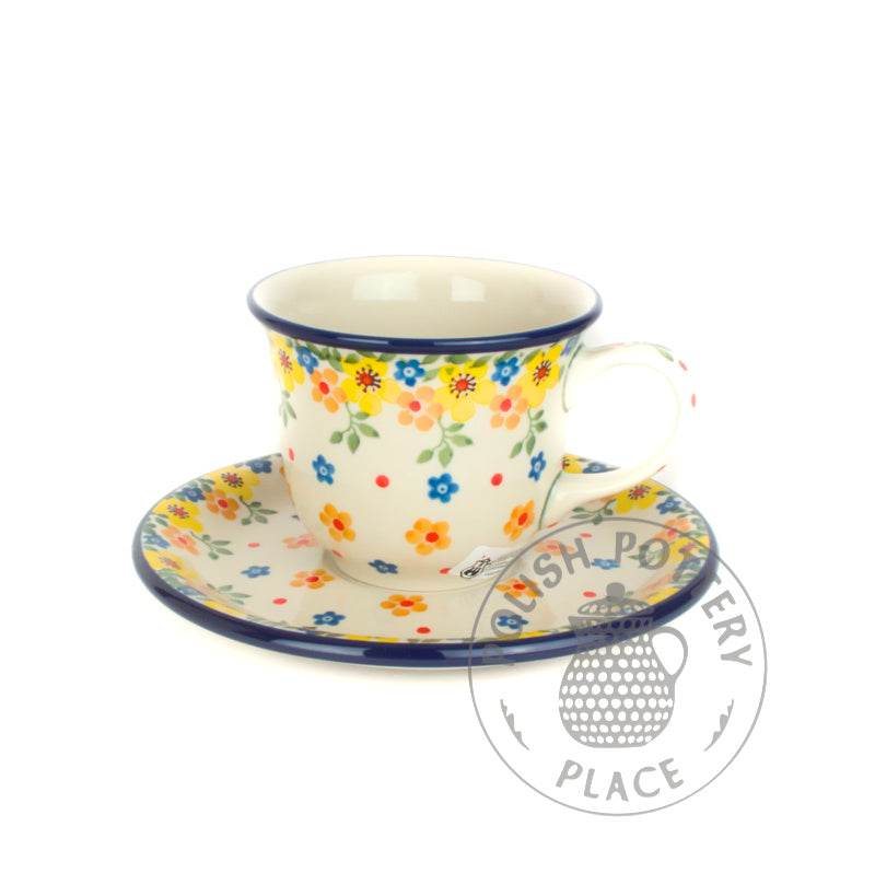 7oz Cup & Saucer - Buttercup