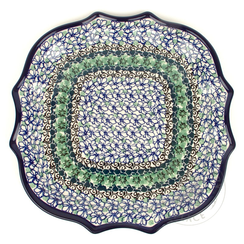 10.5" Decorative Dinner Plate - Polish Pottery